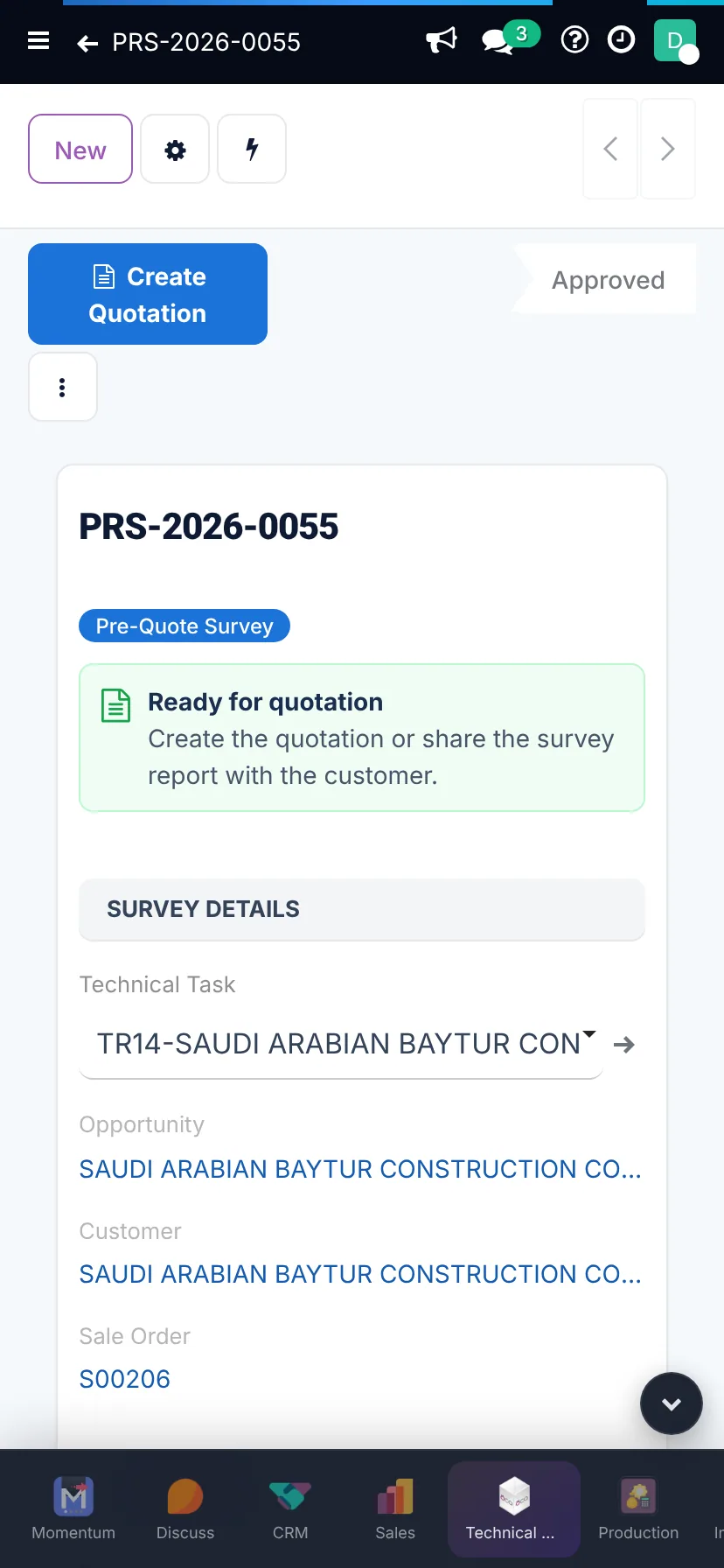 ready to be turned into a quotation from the same screen